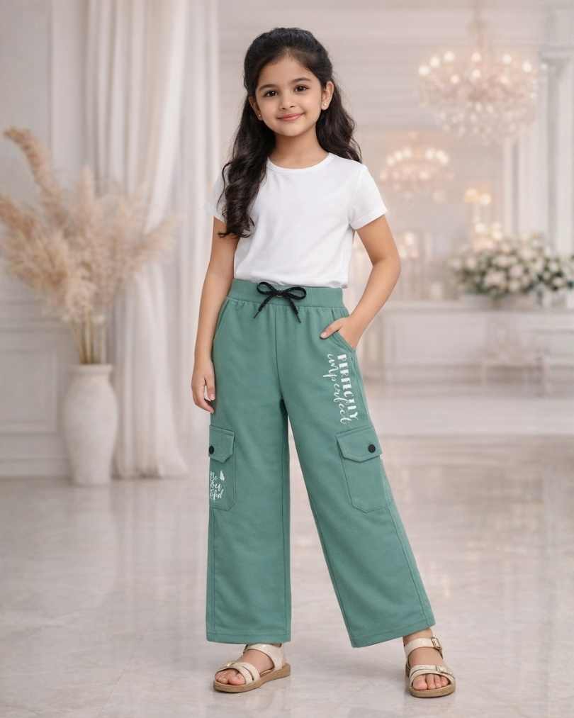 Daisy Girls Cargo Plazo - MINT