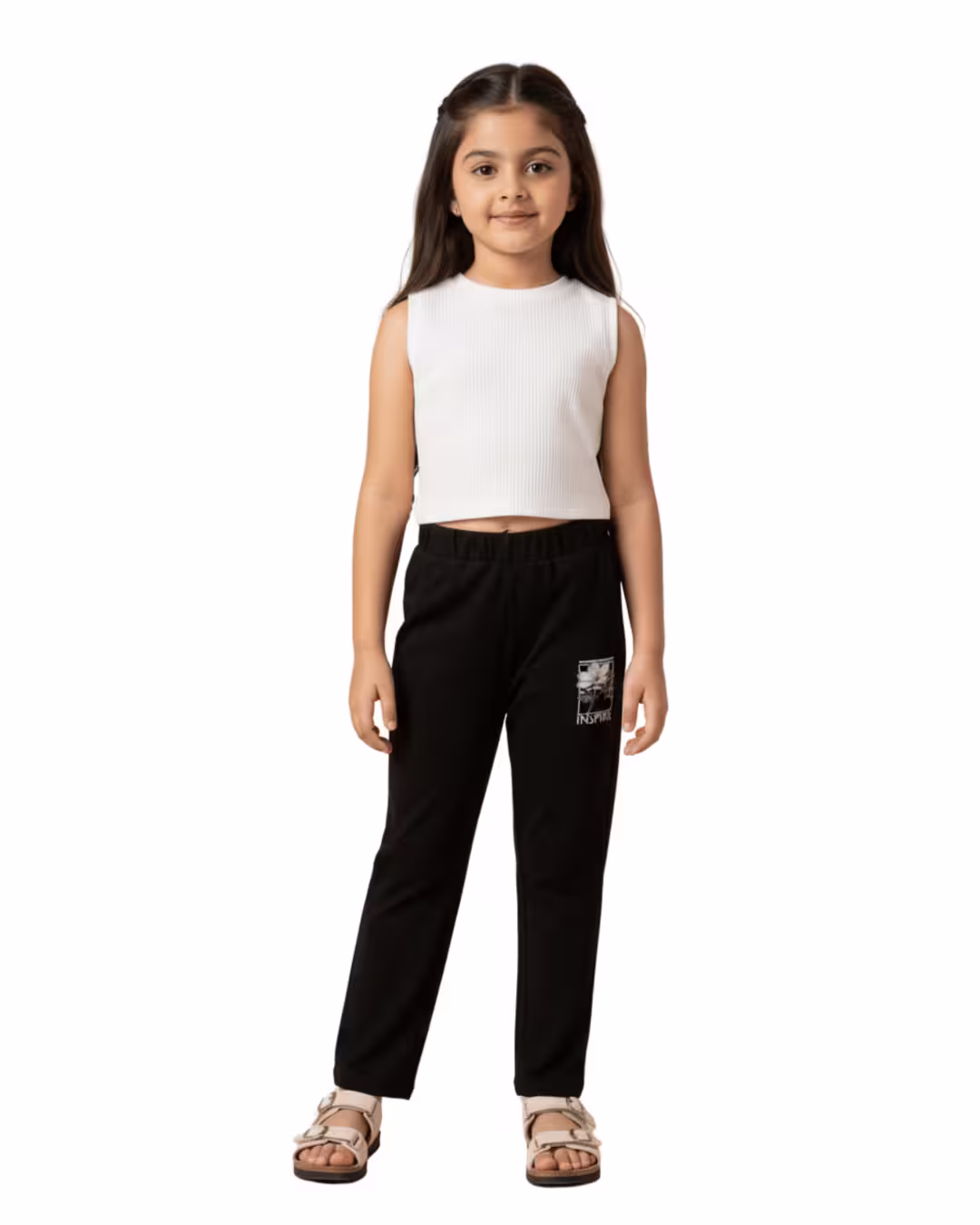 Girls Straight-Fit Pants