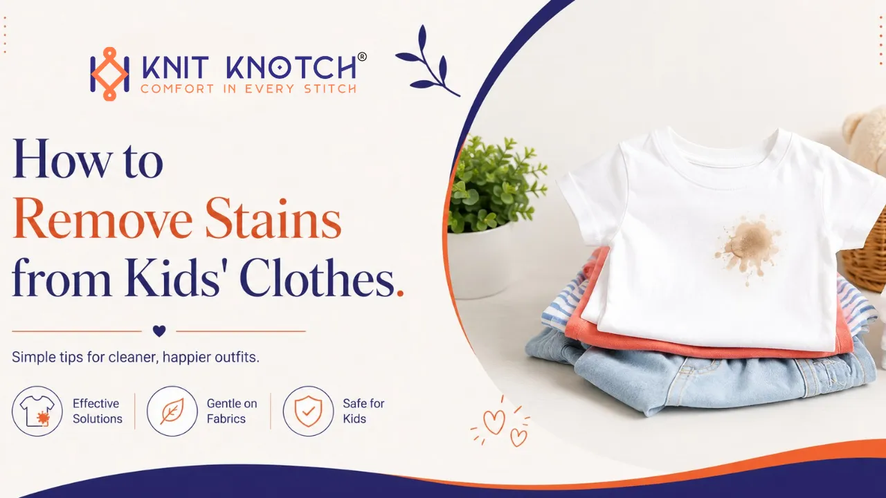 How to Remove Stains from Kids' Clothes