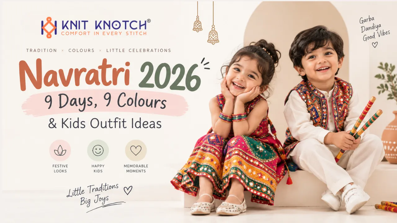 Navratri 2026: 9 Days, 9 Colours & Kids Outfit Ideas