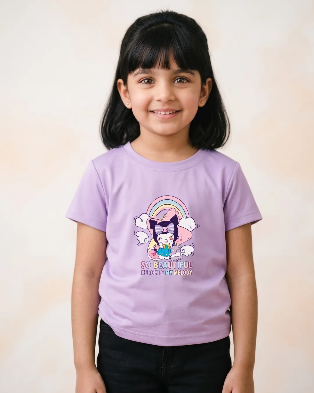 Girls Cotton Graphic T-Shirts Combo Pack of 3 – Printed Half Sleeve Tees  Alternate